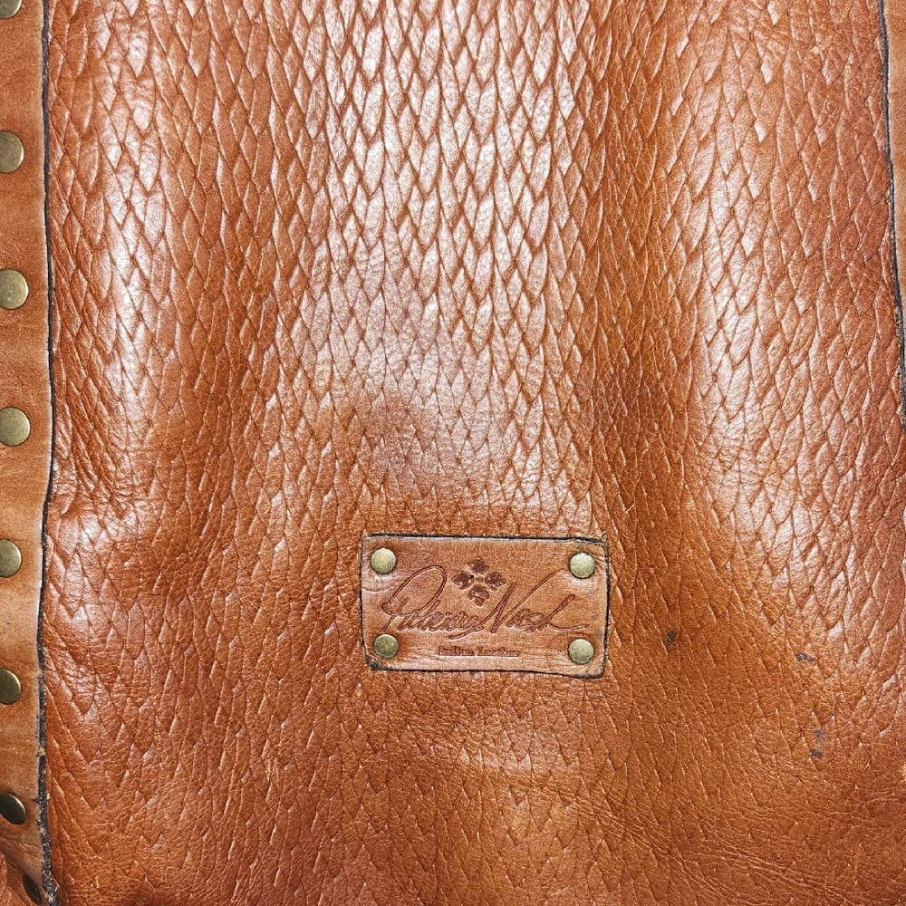 Patricia Nash Tan Leather Tote with Timeless Design